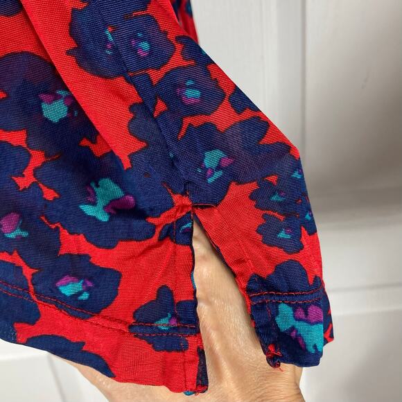 NWOT FREE PEOPLE Tunic Top M Merlot Combo Love Letter - Picture 10 of 15